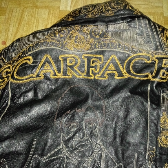 scarface leather jacket